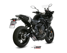 MIVV Full System 2x1, Oval Titanium, Standard Exhaust For Yamaha Tracer 700 2016-2022