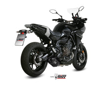 MIVV Full System 2x1, Speed Edge Black, Standard Exhaust For Yamaha Tracer 700 2016-2022
