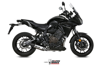 MIVV Full System 2x1, Speed Edge Stainless Steel, Standard Exhaust For Yamaha Tracer 700 2016-2022