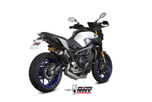 MIVV Full System 3x1, X-M1 Black, Standard Exhaust For Yamaha MT-09 / FZ-09 2013-2020