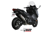 MIVV Full System 2x1, Oval Titanium, Standard Exhaust For Yamaha T-Max 530 17-19, 560 20-21