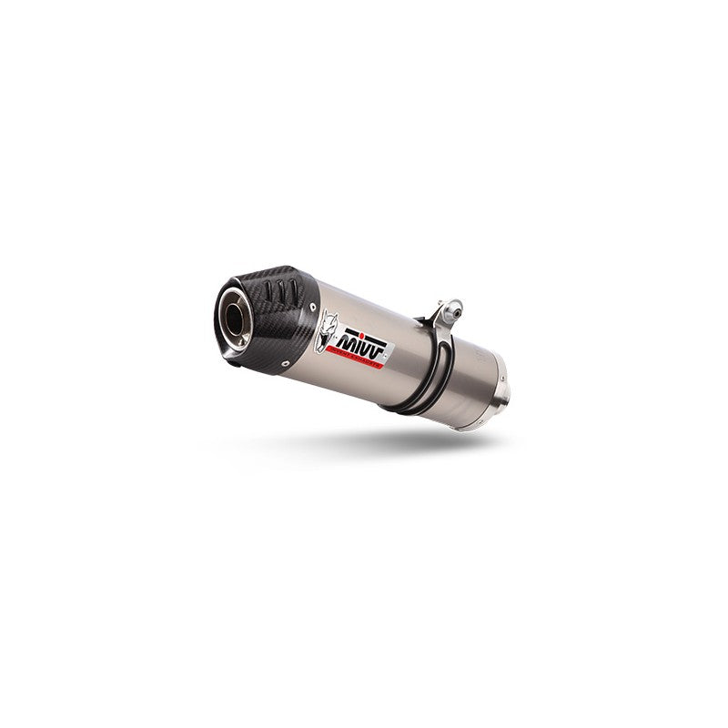 MIVV Full System 2x1, Oval Titanium, Standard Exhaust For Yamaha T-Max 530 17-19, 560 20-21