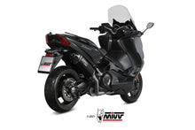 MIVV Full System 2x1, Speed Edge Black, Standard Exhaust For Yamaha T-Max 530 17-19, 560 20-21