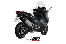 MIVV Full System 2x1, Speed Edge Stainless Steel, Standard Exhaust For Yamaha T-Max 530 17-19, 560 20-21