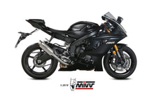 MIVV Slip-on, GPpro Titanium, Alto/High up Exhaust For Yamaha YZF-R6 2017-2022
