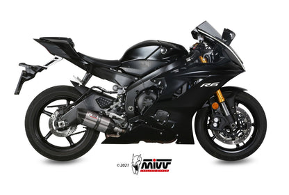 MIVV Slip-on, Suono Titanium, Standard Exhaust For Yamaha YZF-R6 2017-2022