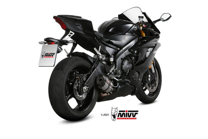 MIVV Slip-on, Suono Titanium, Standard Exhaust For Yamaha YZF-R6 2017-2022