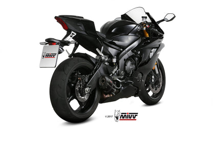 MIVV Slip-on, Suono Black, Standard Exhaust For Yamaha YZF 600 R6 2017-2022