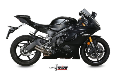 MIVV Slip-on, Double Gun Full Titanium, Standard Exhaust For Yamaha YZF-R6 2017-2022