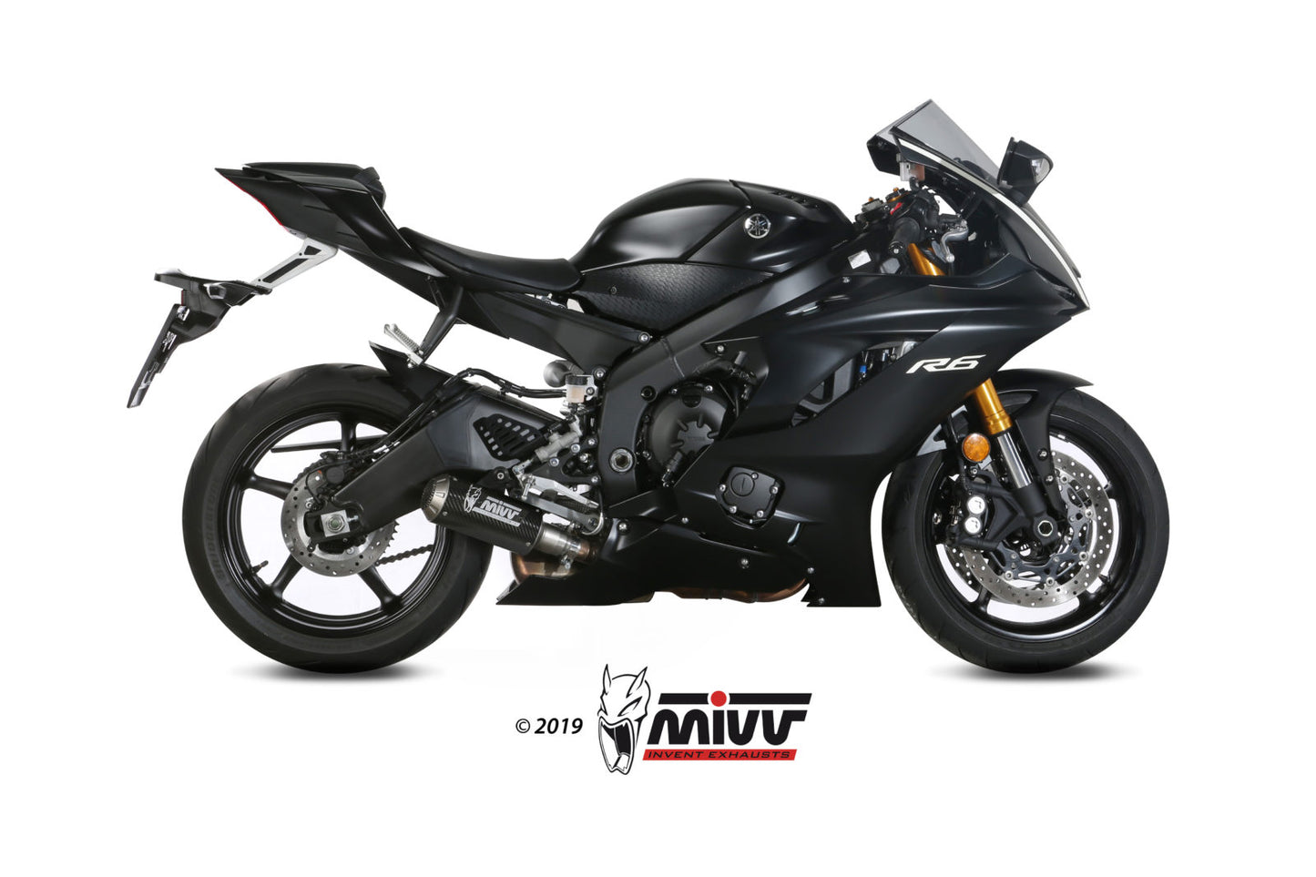 MIVV Slip-on, MK3 Carbon, Standard Exhaust For Yamaha YZF-R6 2017-2022