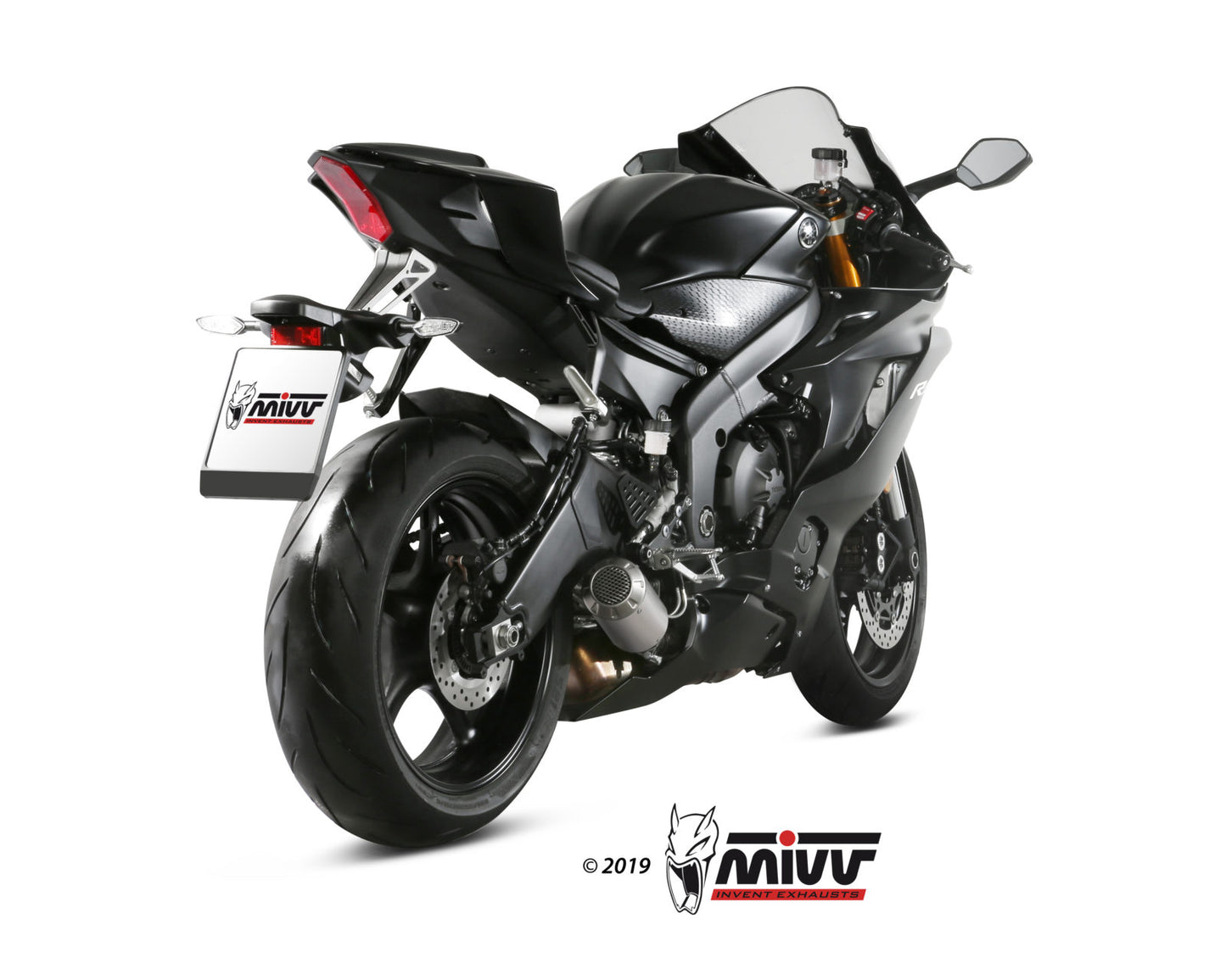 MIVV Slip-on, MK3 Stainless Steel, Standard Exhaust For Yamaha YZF-R6 2017-2022