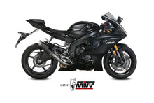 MIVV Slip-on, GPpro Black, Alto/High up Exhaust For Yamaha YZF-R6 2017-2022