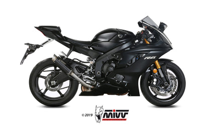 MIVV Slip-on, GPpro Black, Alto/High up Exhaust For Yamaha YZF-R6 2017-2022