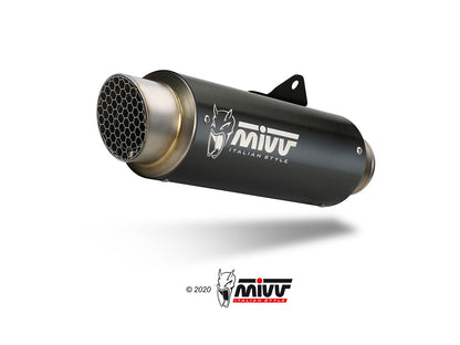 MIVV Slip-on, GPpro Black, Alto/High up Exhaust For Yamaha YZF-R6 2017-2022