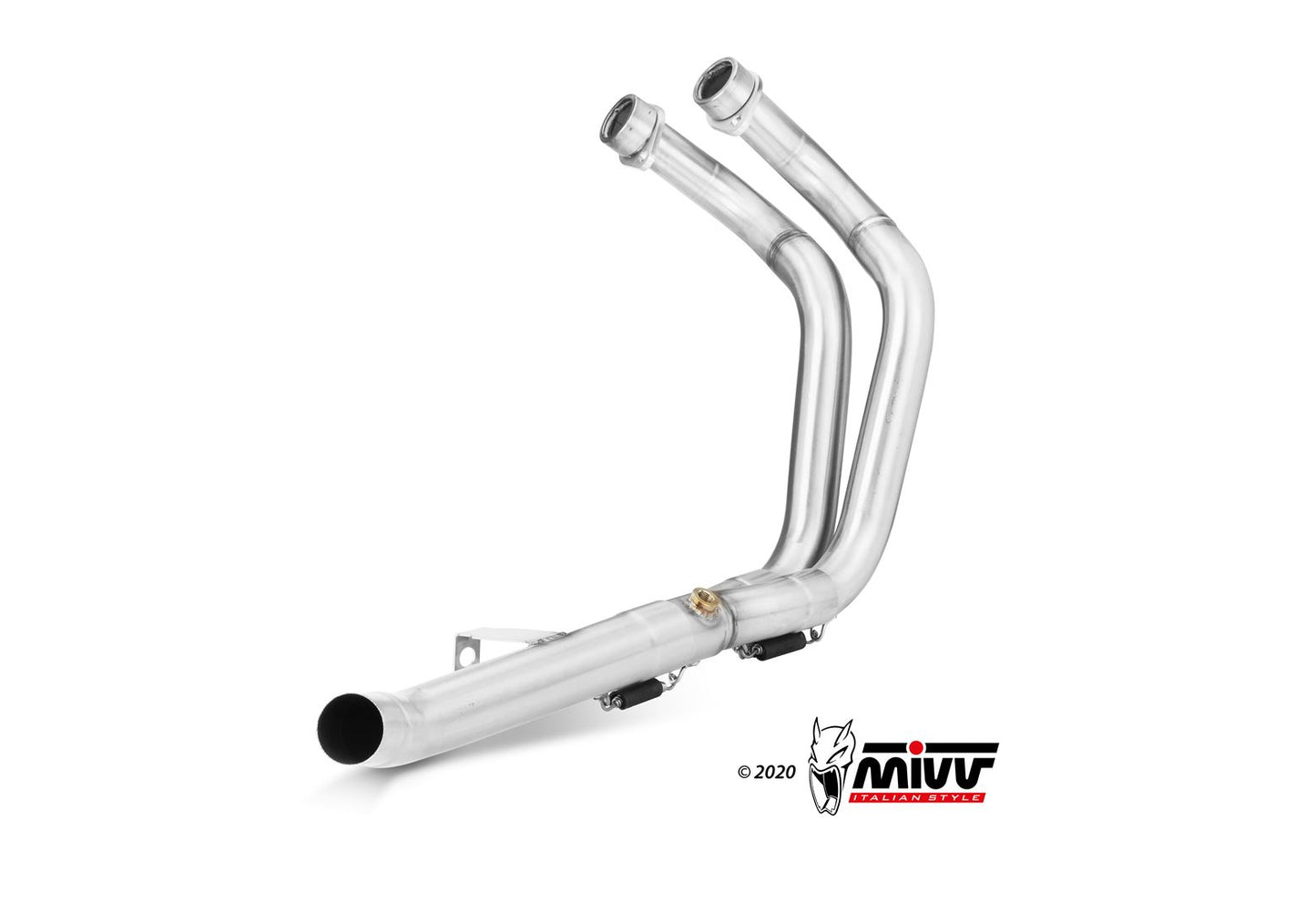 MIVV No-kat pipe compatible with both MIVV and original silencers Exhaust For Yamaha Tenere 700 2019-2020