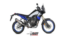 MIVV Slip-on, Oval Titanium, Standard Exhaust For Yamaha Tenere 700 2019-2022