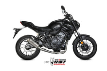 MIVV Full System 2x1, Gppro Titanium, Alto/High up Exhaust For Yamaha MT-07 / FZ-07 2021-2022
