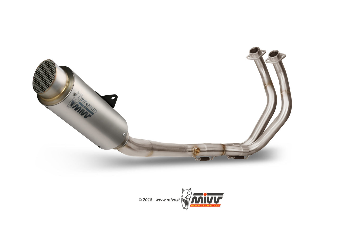 MIVV Full System 2x1, Gppro Titanium, Alto/High up Exhaust For Yamaha MT-07 / FZ-07 2021-2022