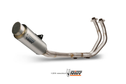 MIVV Full System 2x1, Gppro Titanium, Alto/High up Exhaust For Yamaha MT-07 / FZ-07 2021-2022