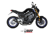 MIVV Full System 3x1, GPpro Carbon, Alto/High up Exhaust For Yamaha MT-09 / FZ-09 2021-2022