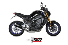 MIVV Full System 3x1, Delta Race Carbon, Alto/High up Exhaust For Yamaha MT-09 / FZ-09 2021-2022