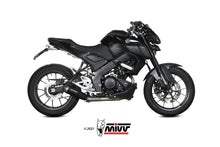 MIVV Full System 1x1, X-M1 Black, Standard Exhaust For Yamaha MT-125 2020-2022