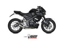 MIVV Full System 1x1, MK3 Stainless Steel, Standard Exhaust For Yamaha MT-125 2020-2022