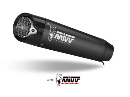 MIVV Full System 3x1, X-M5 Black, Standard Exhaust For Yamaha MT-09 / FZ-09 2021-2022