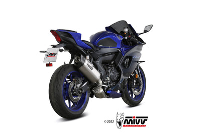 MIVV Full System, SR-1 Titanium, High Exhaust For Yamaha R7 2022-2023