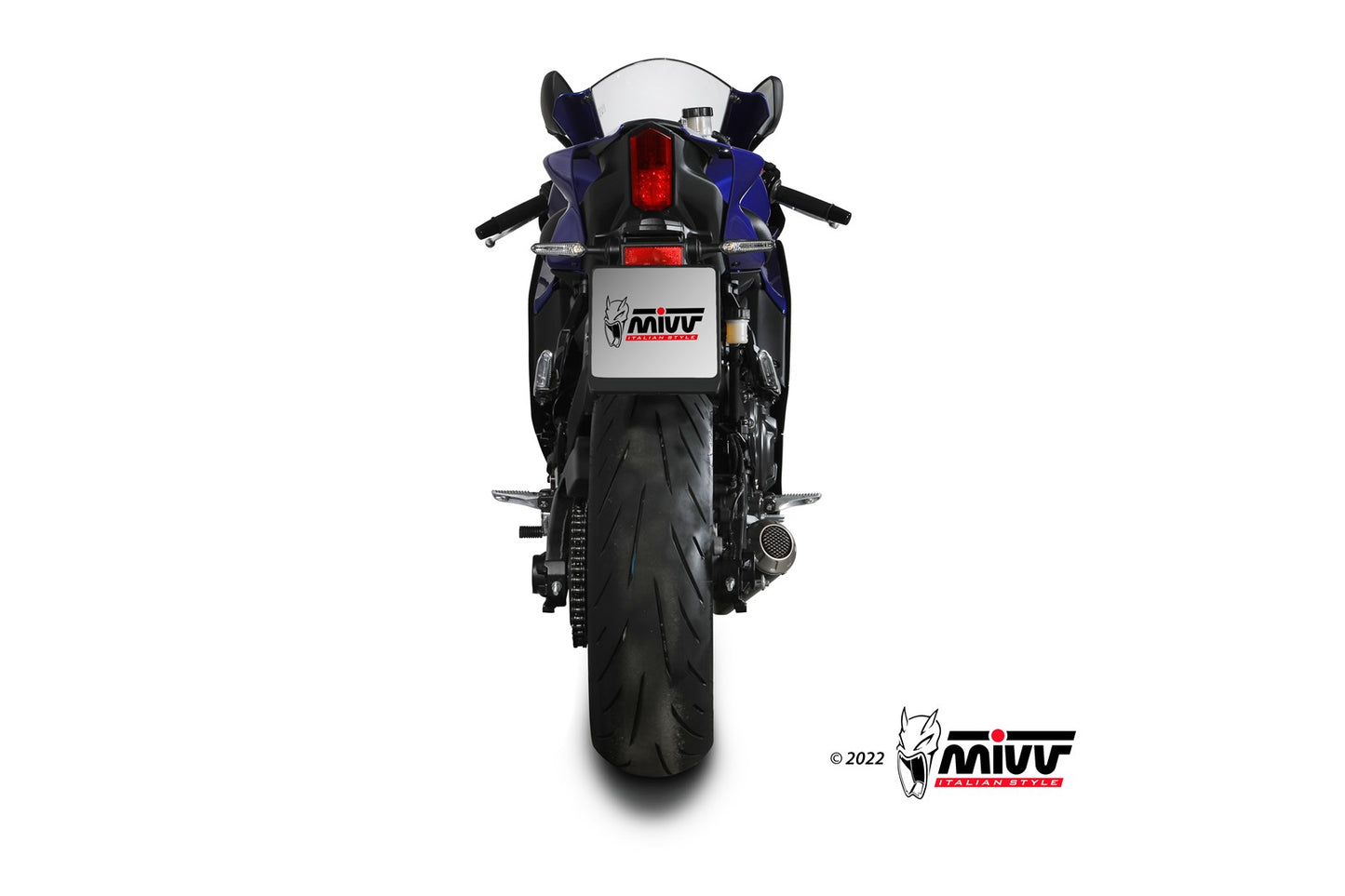 MIVV Full System, GP Pro Carbon, Standard Exhaust For Yamaha R7 2022-2023