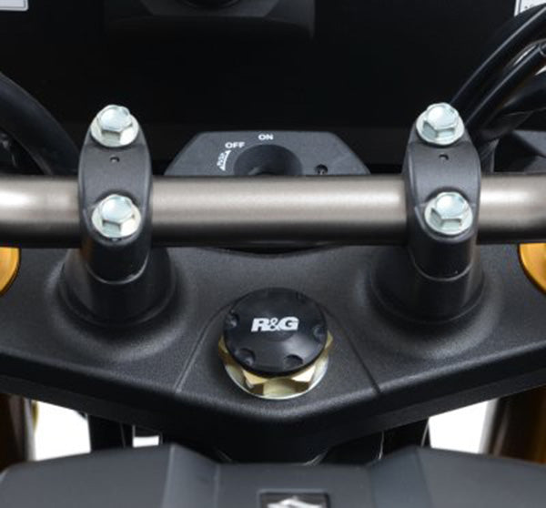 R&G Racing Top Yoke Plug for Honda Africa Twin Adventure Sports '18-19, Suzuki GSX-S1000 '15-18 & Yamaha yzf-r1/yzf-r1m '15-19/yzf-r6 '17-19/mt-10 '16-19