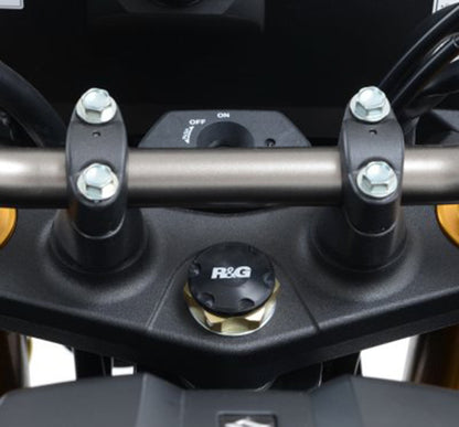 R&G Racing Top Yoke Plug for Honda Africa Twin Adventure Sports '18-19, Suzuki GSX-S1000 '15-18 & Yamaha yzf-r1/yzf-r1m '15-19/yzf-r6 '17-19/mt-10 '16-19