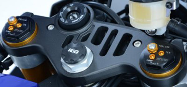 R&G Racing Top Yoke Plug for Honda Africa Twin Adventure Sports '18-19, Suzuki GSX-S1000 '15-18 & Yamaha yzf-r1/yzf-r1m '15-19/yzf-r6 '17-19/mt-10 '16-19