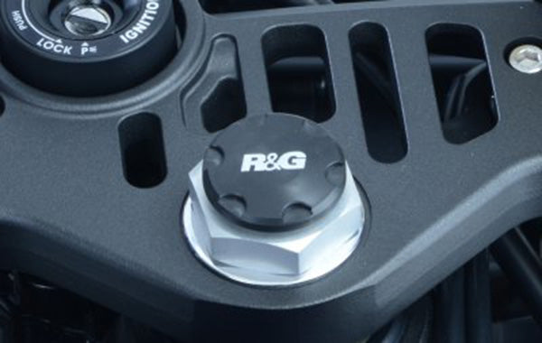R&G Racing Top Yoke Plug for Honda Africa Twin Adventure Sports '18-19, Suzuki GSX-S1000 '15-18 & Yamaha yzf-r1/yzf-r1m '15-19/yzf-r6 '17-19/mt-10 '16-19