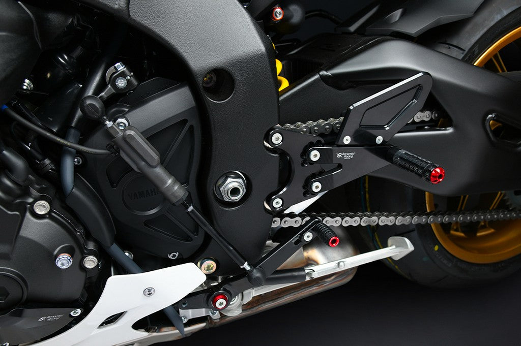 Bonamici Racing Aluminium Rearsets for the Yamaha YZF-R1/YZF-R1M 2015-2023
