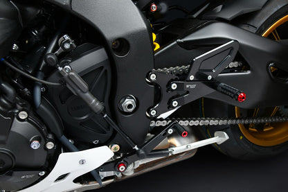 Bonamici Racing Aluminium Rearsets for the Yamaha YZF-R1/YZF-R1M 2015-2023