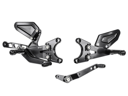 Bonamici Racing Aluminium Rearsets for the Yamaha YZF-R1/YZF-R1M 2015-2023