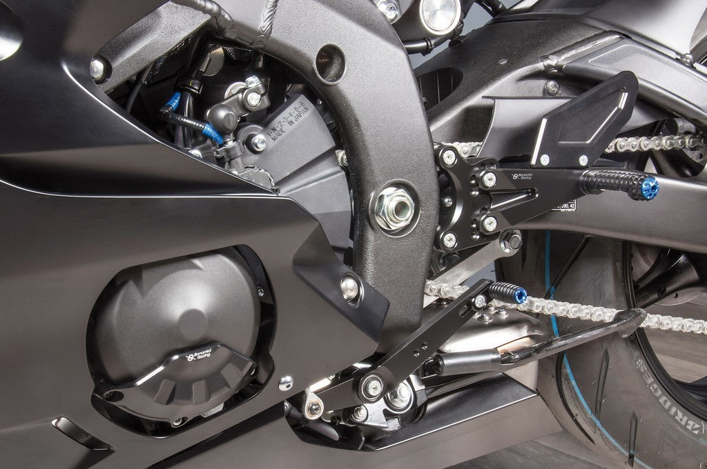 Bonamici Racing Aluminium Rearsets for the Yamaha YZF-R6 2017-2022