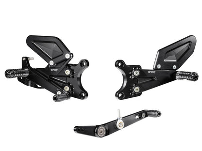 Bonamici Racing Aluminium Rearsets for the Yamaha YZF-R6 2017-2022