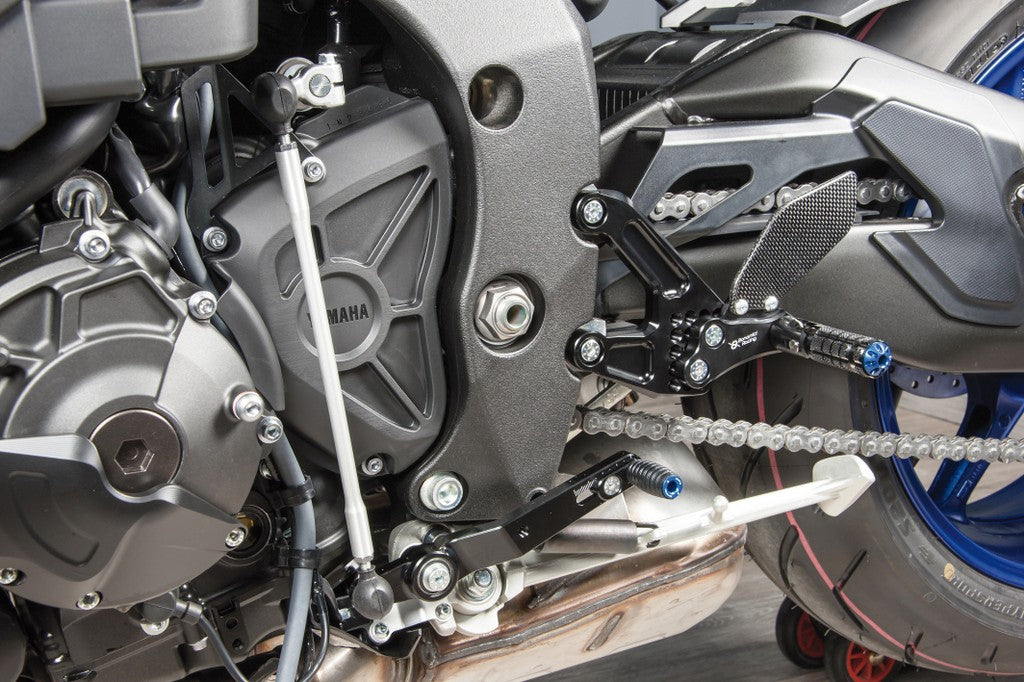 Bonamici Racing Aluminium Rearsets for the Yamaha FZ-10 / MT-10 2016-2020