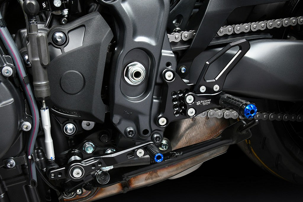 Bonamici Racing Aluminium Rearsets for the Yamaha YZF MT-09 2021-2023