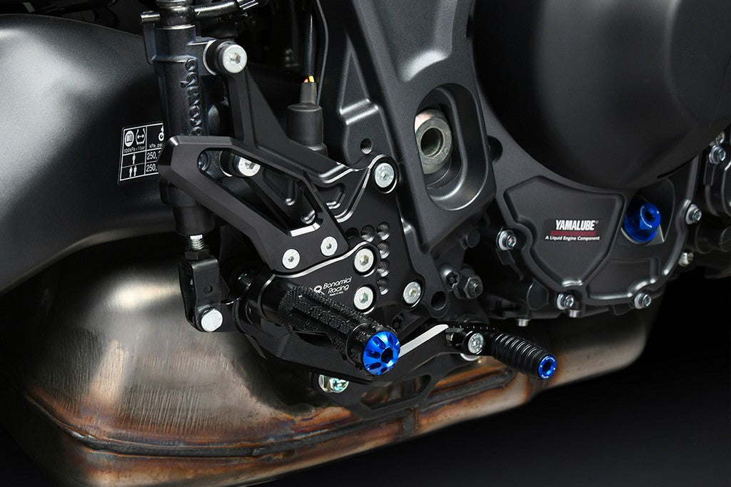 Bonamici Racing Aluminium Rearsets for the Yamaha YZF MT-09 2021-2023