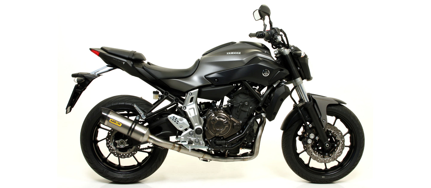 Arrow Exhausts For The Yamaha FZ-07 / MT-07 2014/2018