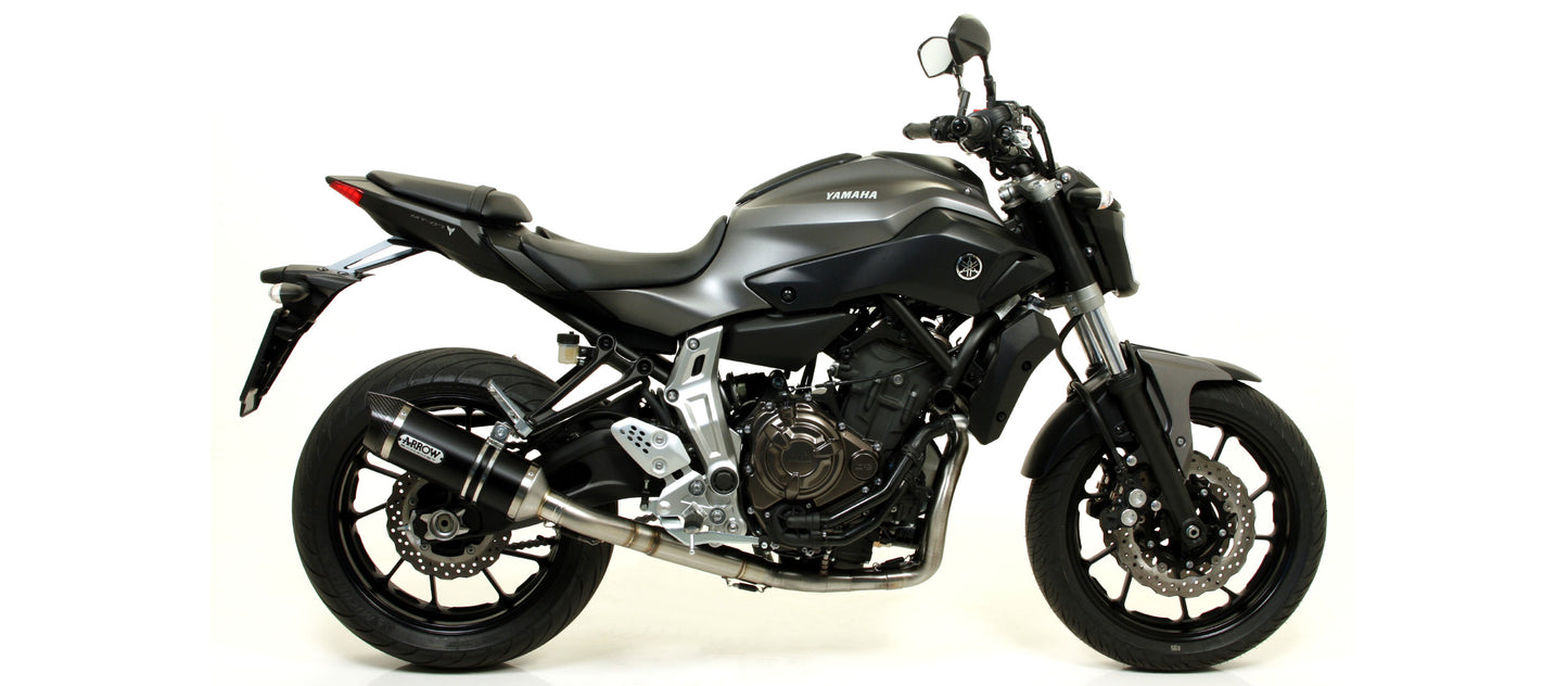 Arrow Exhausts For The Yamaha FZ-07 / MT-07 2014/2018