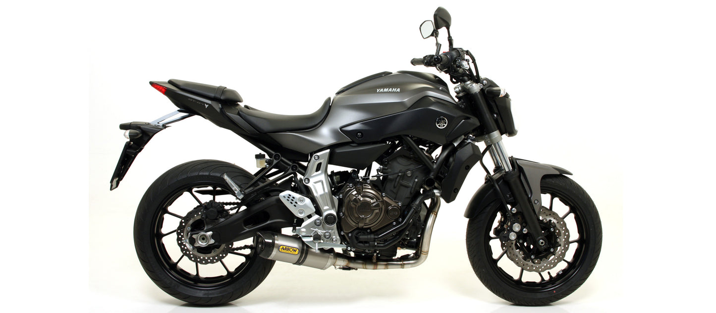 Arrow Exhausts For The Yamaha FZ-07 / MT-07 2014/2018