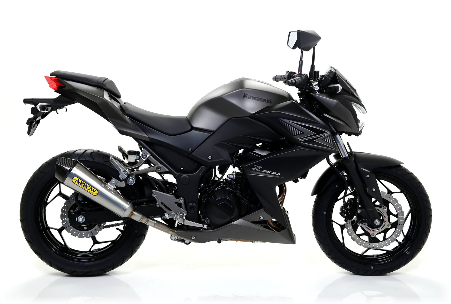 Arrow Exhausts For The Kawasaki Z300 2015-2016