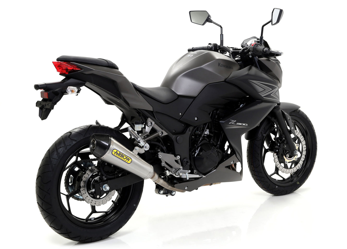Arrow Exhausts For The Kawasaki Z300 2015-2016