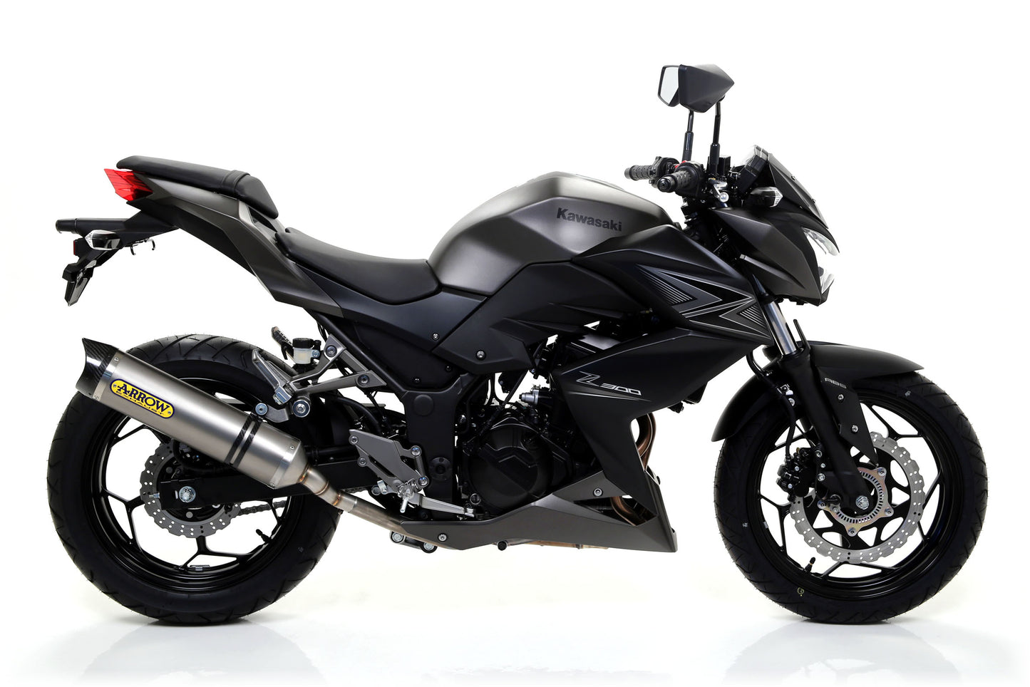 Arrow Exhausts For The Kawasaki Z300 2015-2016