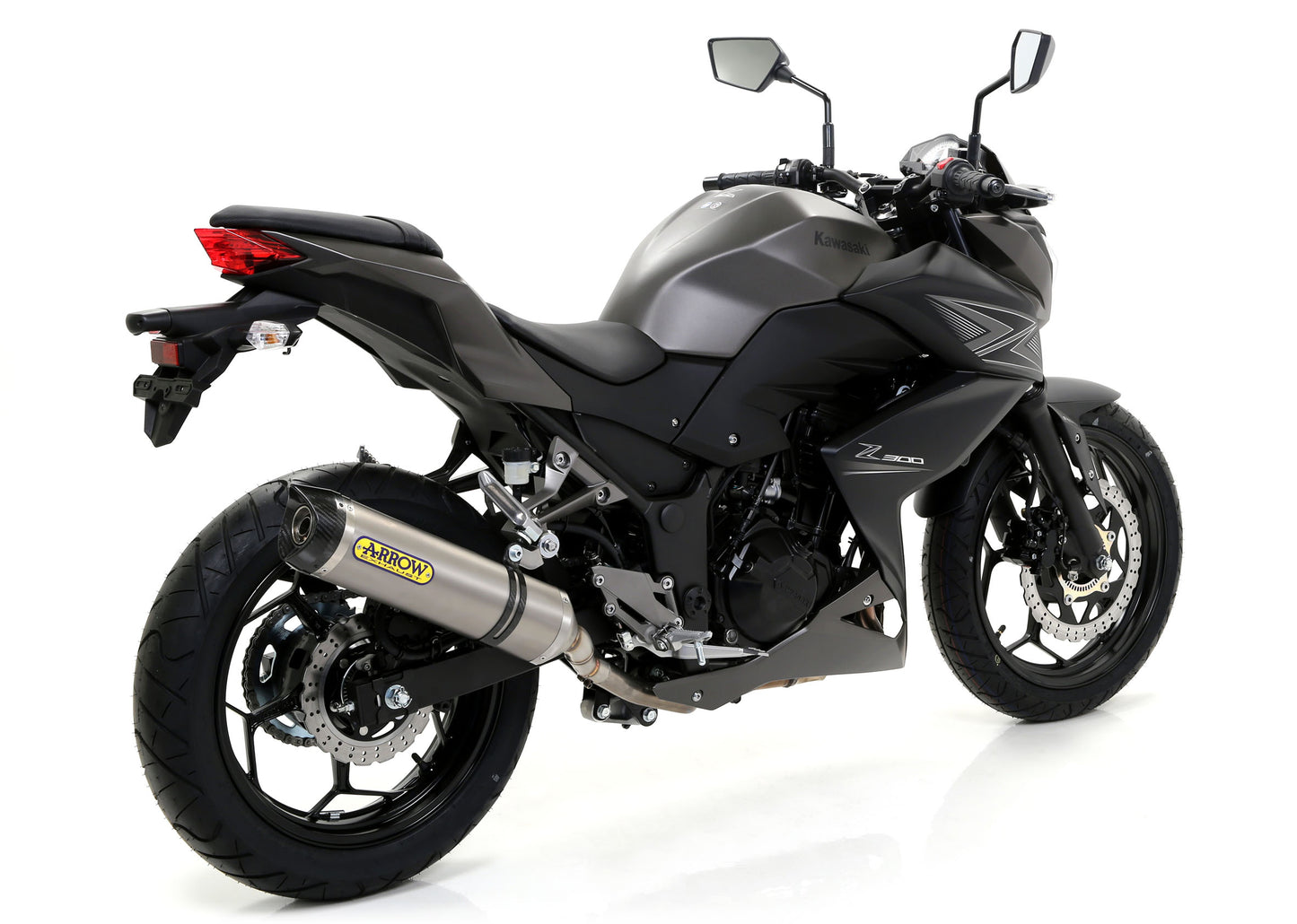 Arrow Exhausts For The Kawasaki Z300 2015-2016