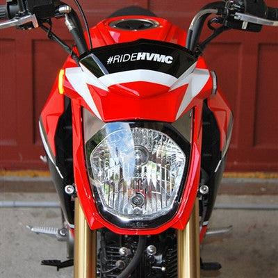 New Rage Cycles (NRC) Kawasaki Z125 PRO Front Turn signal Kit